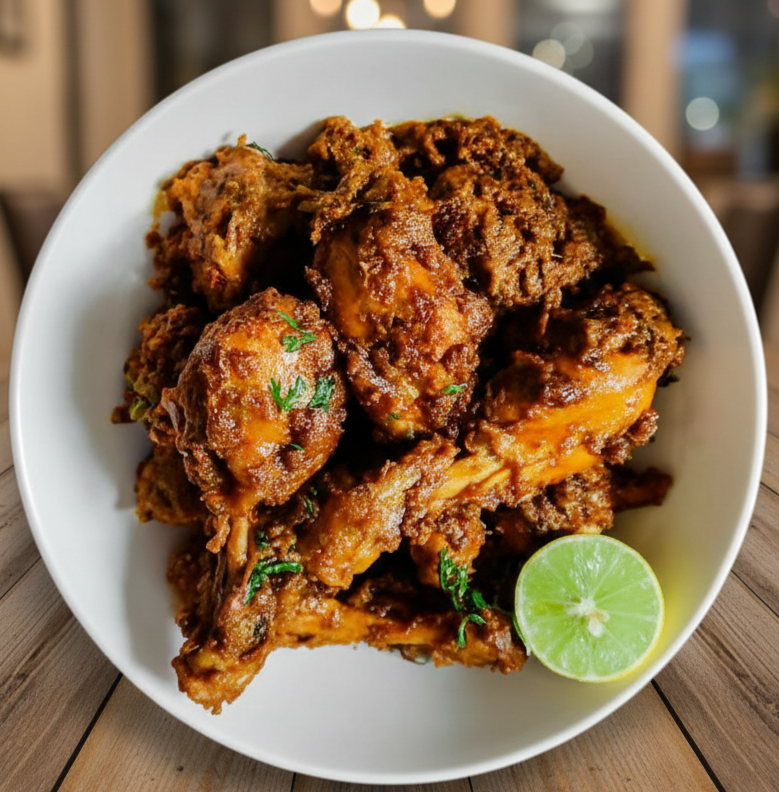 Kolhapuri Chicken Sukka